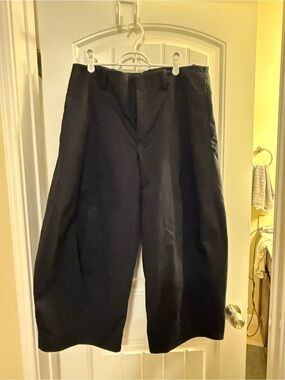 Zara Black Trousers with Subtle Texture